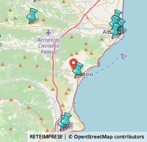 Mappa Via Loreto Alta, 17021 Alassio SV, Italia (6.22545)