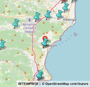 Mappa Via Loreto Alta, 17021 Alassio SV, Italia (5.58769)
