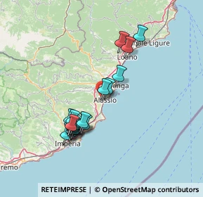 Mappa Via Loreto Alta, 17021 Alassio SV, Italia (13.49211)