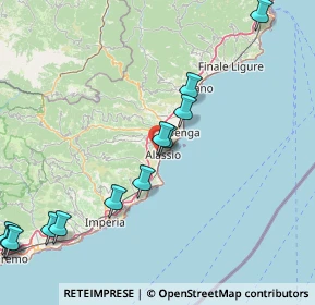 Mappa Via Loreto Alta, 17021 Alassio SV, Italia (23.69714)