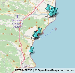 Mappa Piazza S. Francesco, 17021 Alassio SV, Italia (3.42308)