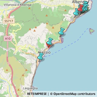 Mappa Alassio, 17021 Alassio SV, Italia (3.38727)