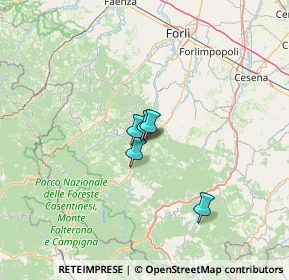 Mappa 47012 Civitella di Romagna FC, Italia (33.43917)