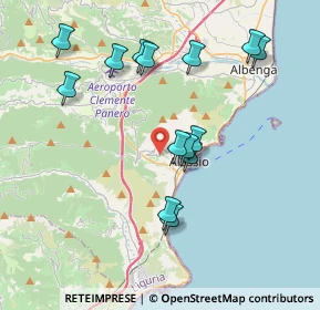 Mappa SP 18, 17021 Alassio SV, Italia (3.89786)