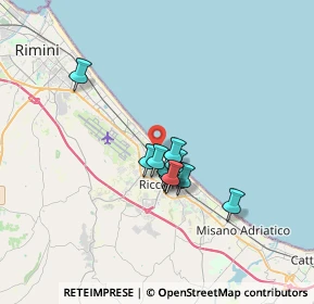 Mappa Viale Alessandro Manzoni, 47838 Riccione RN, Italia (2.42727)