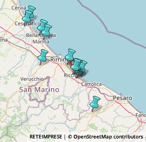 Mappa Viale Alessandro Manzoni, 47838 Riccione RN, Italia (12.415)