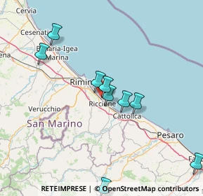 Mappa Viale Alessandro Manzoni, 47838 Riccione RN, Italia (25.32333)