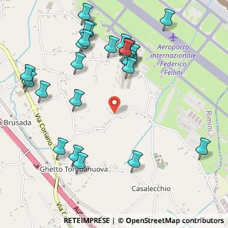 Mappa Via Corciano, 47924 Rimini RN, Italia (0.63704)
