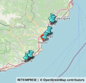 Mappa Via Airaldi Solva, 17021 Alassio SV, Italia (13.05786)