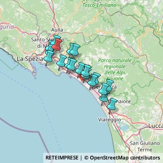 Mappa 54100 Marina di Massa MS, Italia (10.63474)