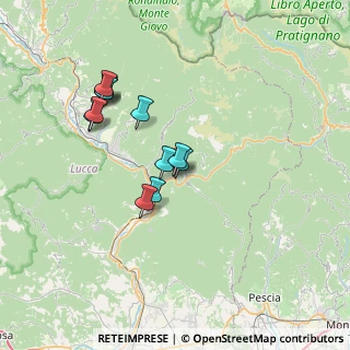 Mappa Loc. Camaione di sotto 21Ponte a Serraglio, 55022 Ponte Serraglio LU, Italia (6.52167)