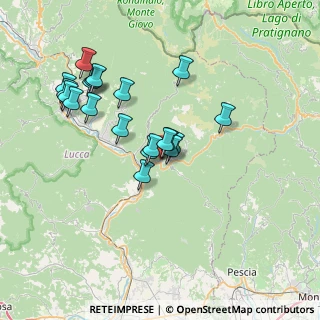 Mappa Loc. Camaione di sotto 21Ponte a Serraglio, 55022 Ponte Serraglio LU, Italia (6.895)