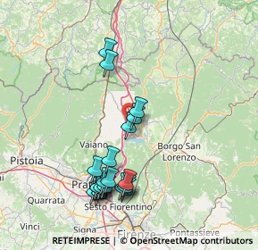 Mappa Via Stieto, 50031 Barberino di Mugello FI, Italia (16.188)