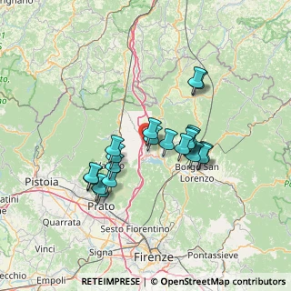 Mappa Via Stieto, 50031 Barberino di Mugello FI, Italia (11.985)