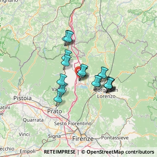Mappa Via Stieto, 50031 Barberino di Mugello FI, Italia (10.6635)
