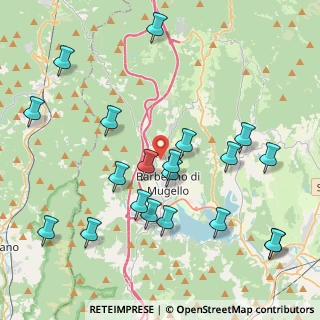 Mappa Via Stieto, 50031 Barberino di Mugello FI, Italia (4.7335)