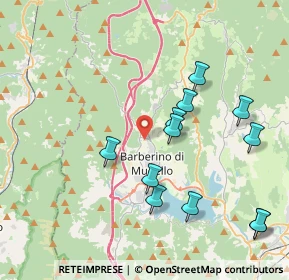 Mappa Via Stieto, 50031 Barberino di Mugello FI, Italia (4.2575)