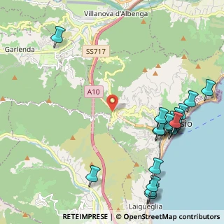 Mappa SP Crocetta Caso, 17021 Alassio SV, Italia (2.7895)