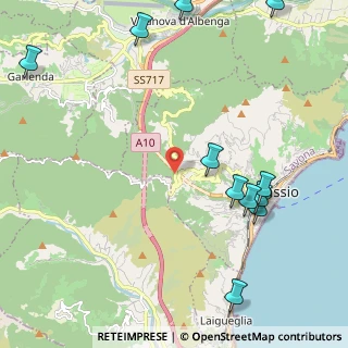 Mappa SP Crocetta Caso, 17021 Alassio SV, Italia (2.88545)