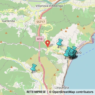 Mappa SP Crocetta Caso, 17021 Alassio SV, Italia (2.26154)
