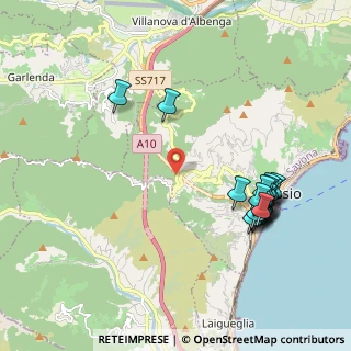 Mappa SP Crocetta Caso, 17021 Alassio SV, Italia (2.2735)