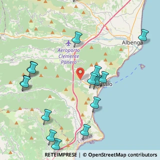 Mappa SP Crocetta Caso, 17021 Alassio SV, Italia (5.27938)