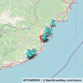 Mappa SP Crocetta Caso, 17021 Alassio SV, Italia (10.74615)
