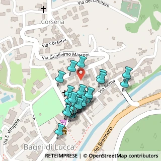 Mappa Via d'Imera, 55022 Bagni di Lucca LU, Italia (0.09655)