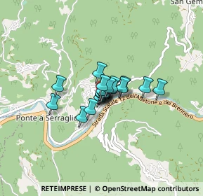 Mappa Via d'Imera, 55022 Bagni di Lucca LU, Italia (0.3775)