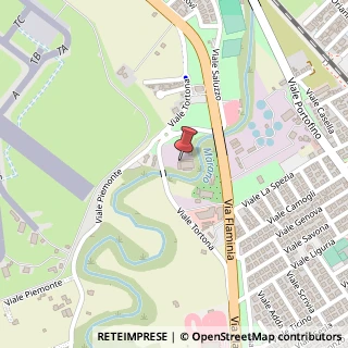 Mappa Via Tortona, n.18, 47838 Riccione, Rimini (Emilia Romagna)