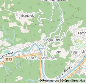 Mappa 55022 Bagni Di Lucca LU, Italia (0.555)