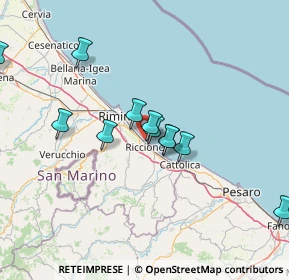 Mappa Piazzale Azzarita C, 47838 Riccione RN, Italia (13.48545)