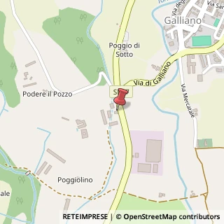 Mappa Via di Galliano, 15/A, 50031 Barberino di Mugello, Firenze (Toscana)