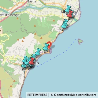 Mappa Porto luca ferrari 4 molo H posto, 17021 Alassio SV, Italia (2.5005)