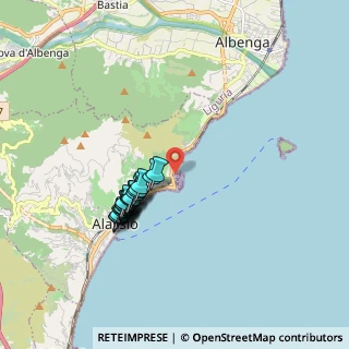 Mappa Porto luca ferrari 4 molo H posto, 17021 Alassio SV, Italia (1.6415)