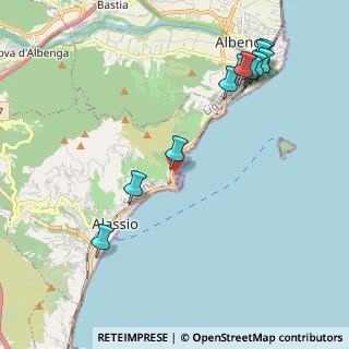 Mappa Porto luca ferrari 4 molo H posto, 17021 Alassio SV, Italia (2.49364)
