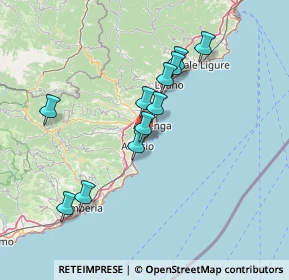 Mappa Porto luca ferrari 4 molo H posto, 17021 Alassio SV, Italia (13.16818)