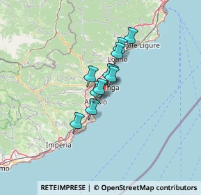 Mappa Porto luca ferrari 4 molo H posto, 17021 Alassio SV, Italia (7.81818)