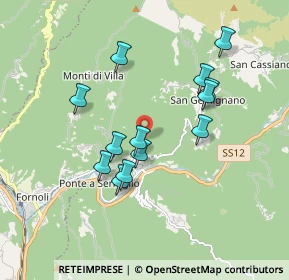 Mappa 55022 Bagni di Lucca LU, Italia (1.65692)