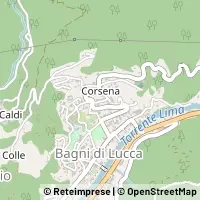 Mapa Bagni di Lucca