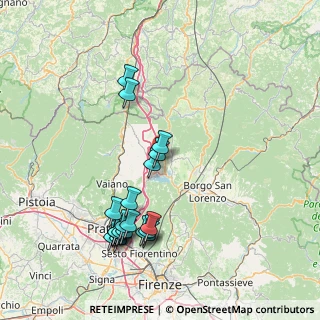 Mappa Via Carniano, 50031 Barberino di Mugello FI, Italia (17.1295)