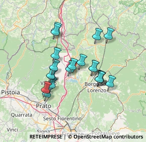 Mappa Via Carniano, 50031 Barberino di Mugello FI, Italia (11.859)