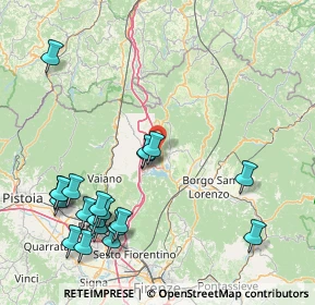 Mappa Via Carniano, 50031 Barberino di Mugello FI, Italia (20.2935)