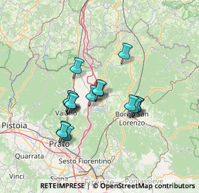 Mappa Via Carniano, 50031 Barberino di Mugello FI, Italia (11.65118)