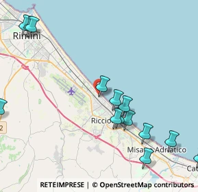 Mappa Viale Tassoni, 47838 Riccione RN, Italia (5.27214)