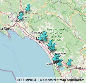 Mappa V. Nerino Garbuio, 54038 Montignoso MS, Italia (14.53571)