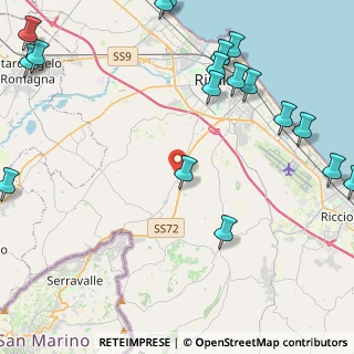 Mappa Via Valverde, 47923 Rimini RN, Italia (6.53211)