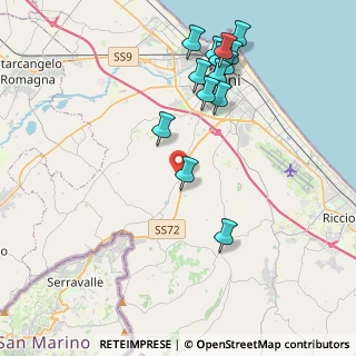 Mappa Via Valverde, 47923 Rimini RN, Italia (4.43929)