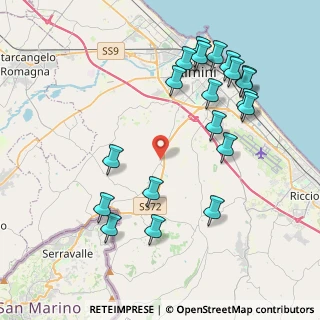 Mappa Via Valverde, 47923 Rimini RN, Italia (4.593)
