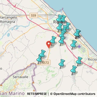 Mappa Via Valverde, 47923 Rimini RN, Italia (3.98125)